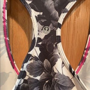 lululemon athletica Tops - Lululemon Cool Racerback Brisk Bloom Black White lululemon athletica Tops - Lululemon Cool Racerback Brisk Bloom Black White
